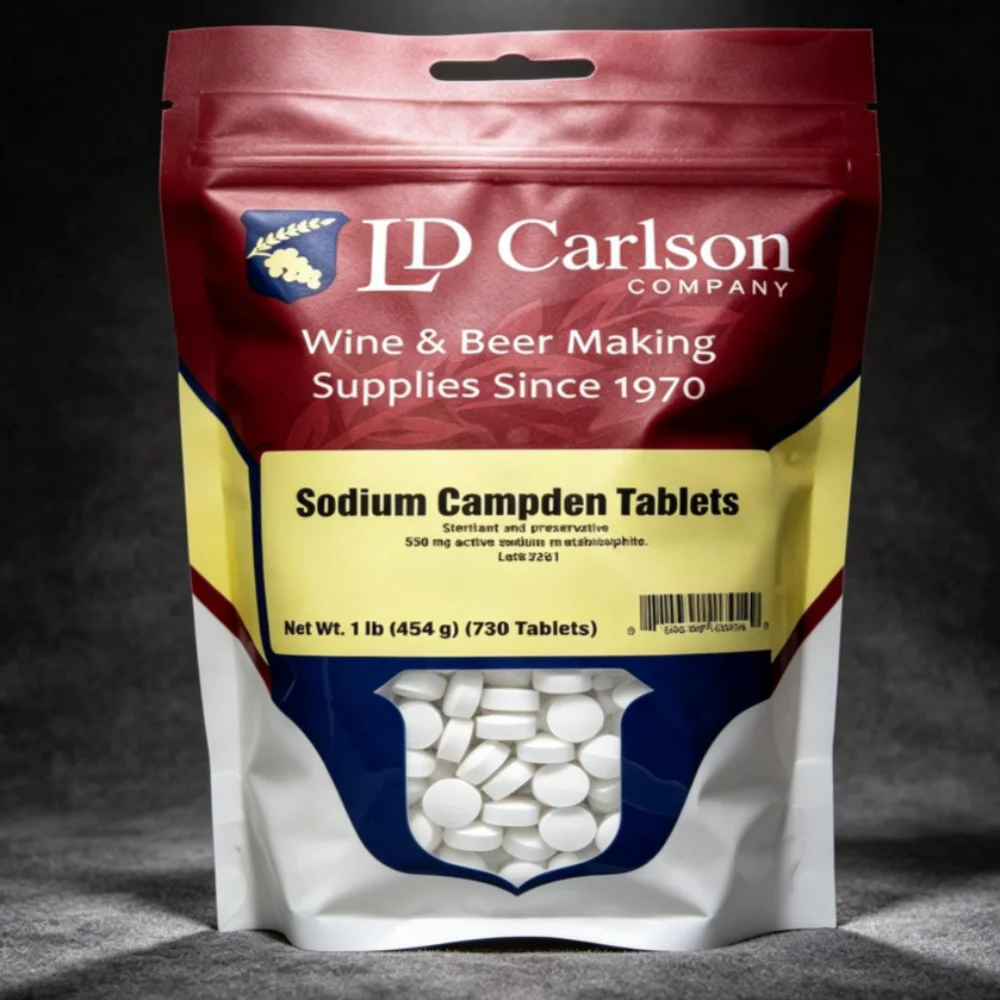 10 Tablets Aluminum Bag Use to Pack Wine Brewing Water Cleaning for Beer