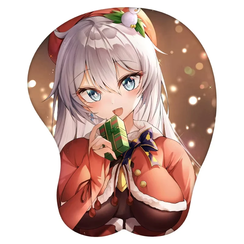 

Kiana Kaslana Honkai Impact 3rd 3D коврик для мышки с Аниме Коврик для мыши, силиконовый сексуальный креативный игровой коврик для запястья, подарок