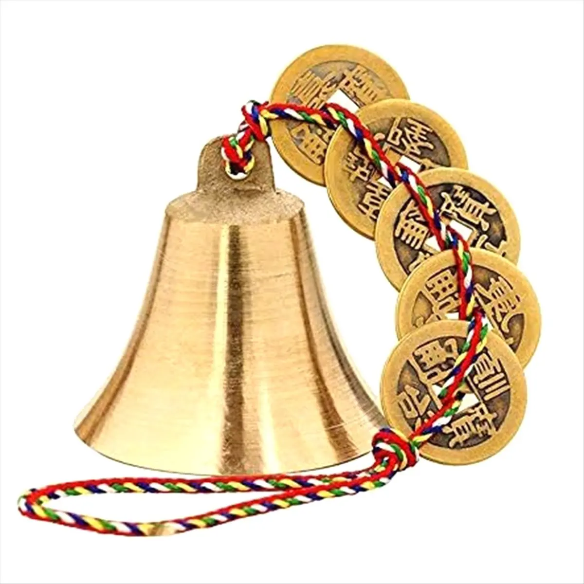 A75K Chinese Feng Shui Bell for Wealth and Safe, Peace and Success,Feng Shui Elements, Door Chime or Decor