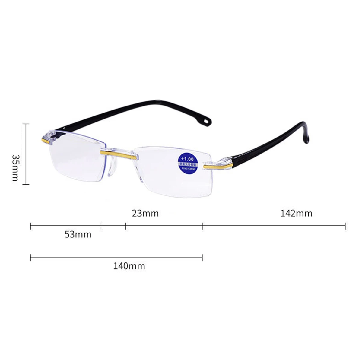 Spek Spec Anti Blue Light Blocking Glasses transparent spectacles Frame Plastic Computer Gaming Glasses cermin mat image 5