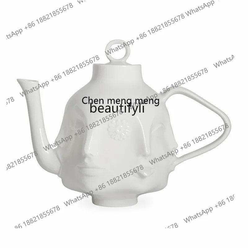 Multi-Sided Face Teapot Qiao Sheng Moved Gift Decoration Home Supplies Decoration