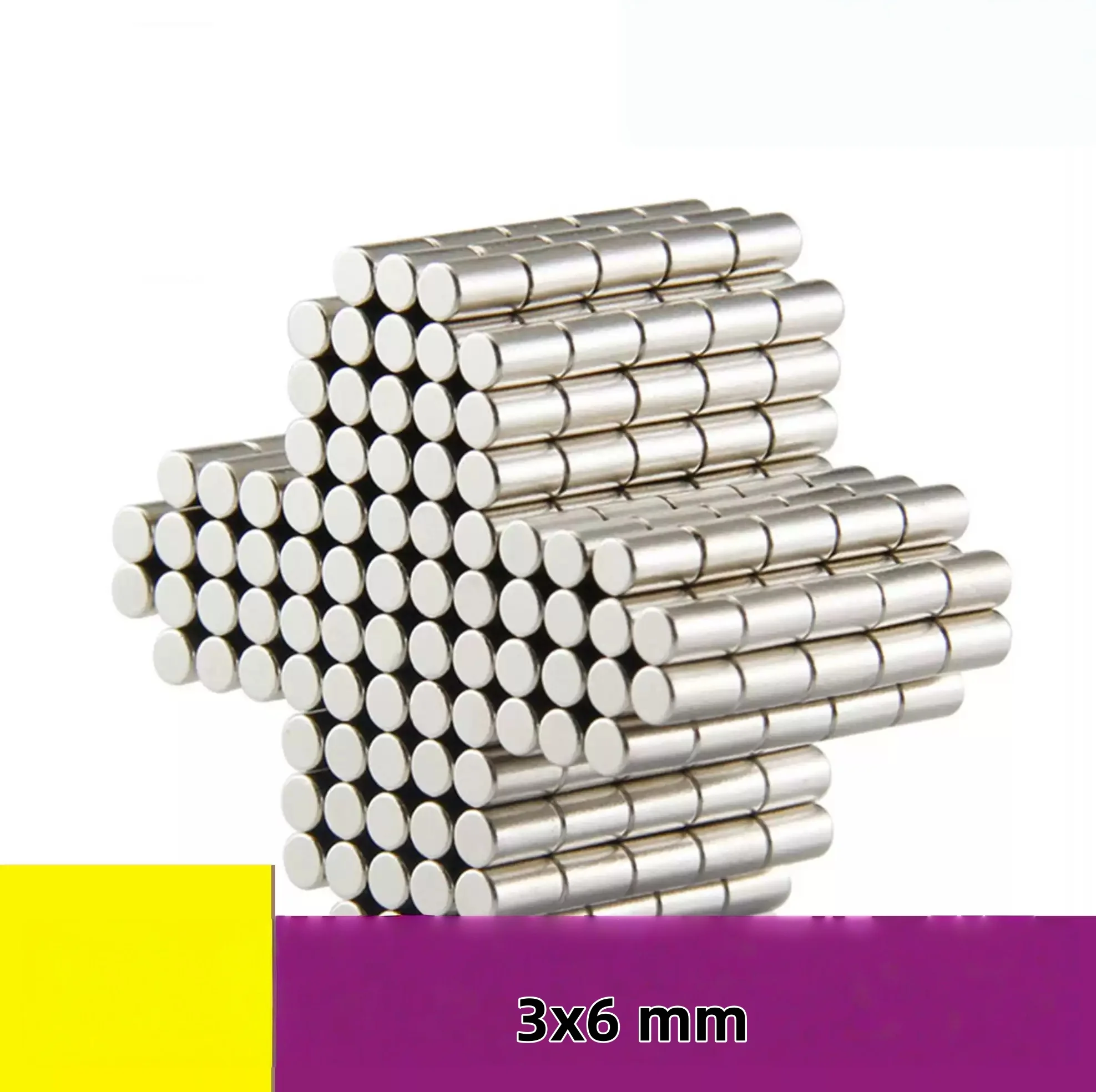 3x6 mm Search Minor Disc Magnet 3mmX6mm Bulk Small Round Magnets 3x6mm For Home Refrigerators, Offices DIY 3*6 mm