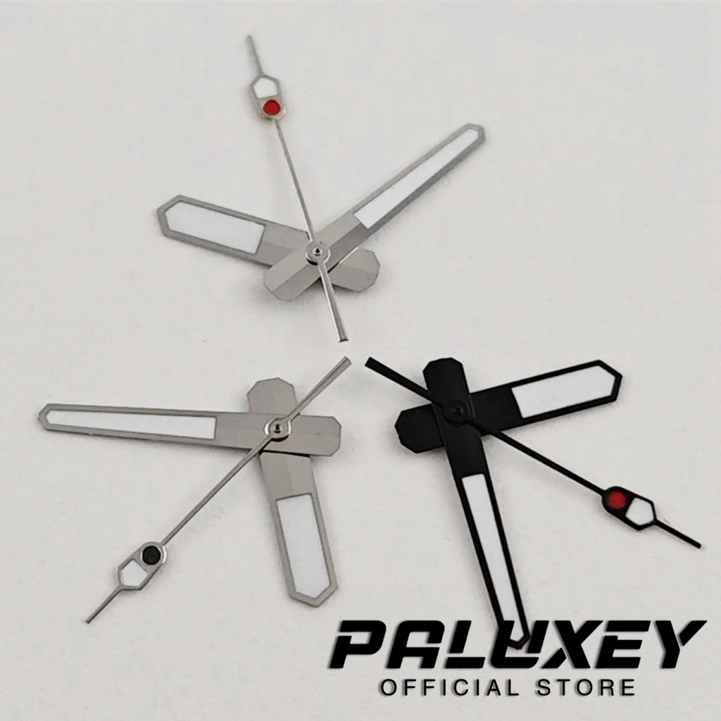 NH35 Green Luminous Silver Watch Hands Luminous Hands Fit For NH34 NH35 NH36 7S26 7S36 4R35 4R36 Automatic Movements 3