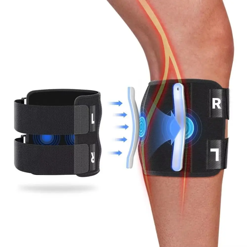 

Compression Sciatica Relief Devices Dual Pressure Pads Breathable Mesh Sciatic Nerve Brace Lightweight Adjustable Knee Pads