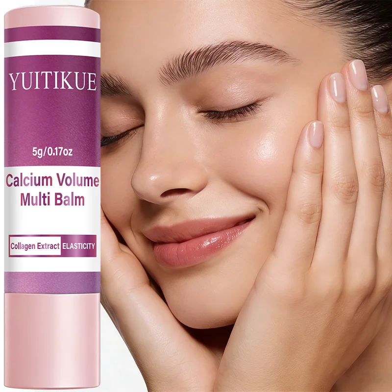 

YUITIKUE Calcium Volume Multi Balm - 5g with Collagen Extract for Elasticity, Hydrating & Firming Multi-Stick Balm