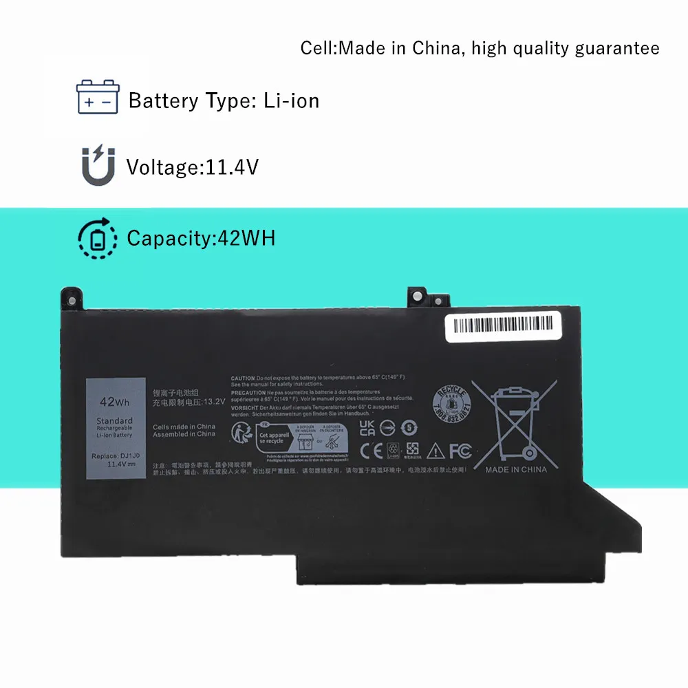 C27RW PGFX4 Laptop Battery For Dell Latitude E7380 E7290 E7490 7480 (00MG3) 12 7000 7280 7290 13 7380 7390 ONFOH DJ1JO DJ1J0 view 4