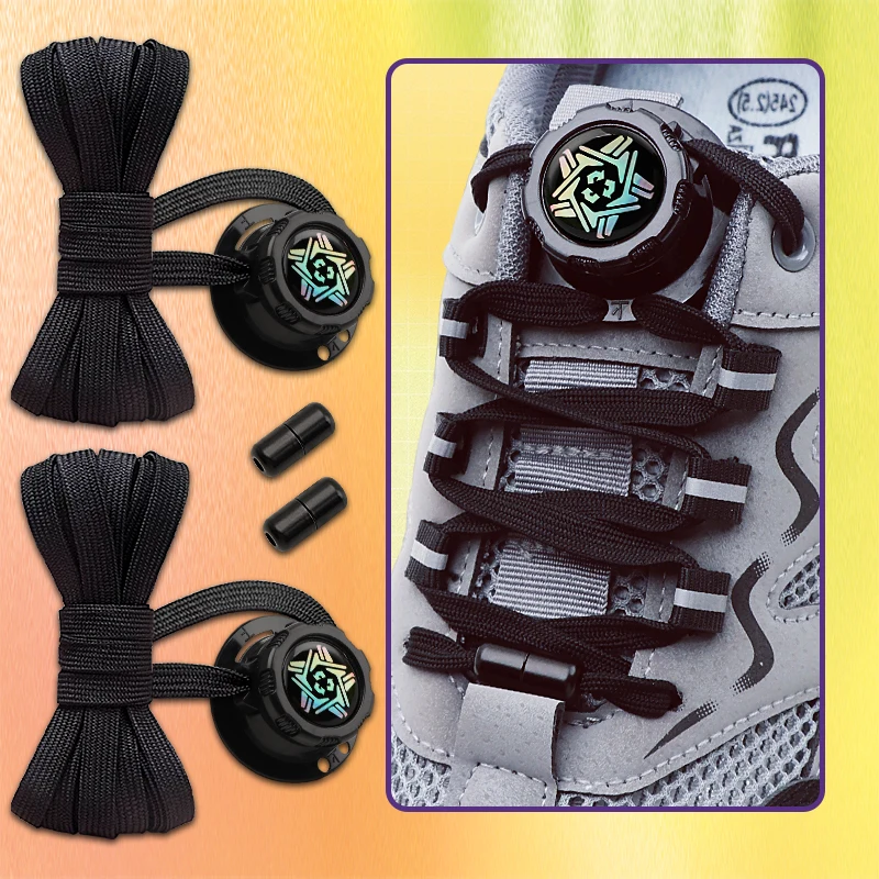 No Tie Automatic Flat Shoelaces With Swivel Buckle Unisex Adjustable Laces  Adults Kids Sneakers Casual Shoes Shoe Accessories