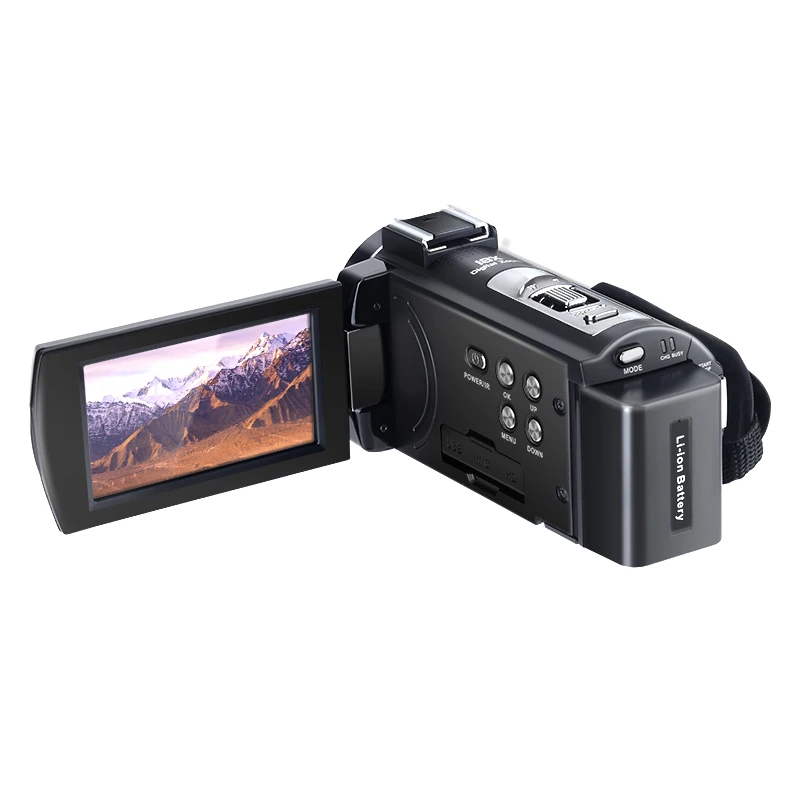 Digital Camera 5K 4k  Video Camcorder Night Vision, with Infrared Floodlights illumination, Ordro 2024 New Release Vlog Camaras