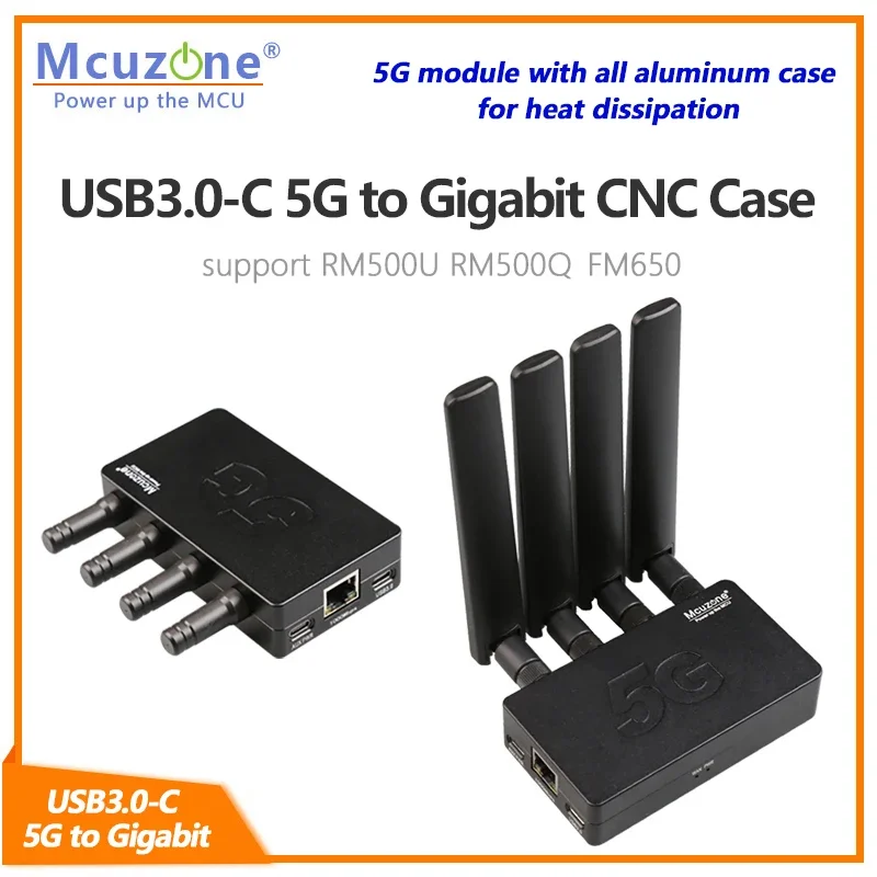 

Корпус USB3.0-C 5G для Gigabit Ethernet с ЧПУ, свободный драйвер, Plug and Play, X86, R5S, RM500U RM500Q FM650, Ubuntu, Mac OS