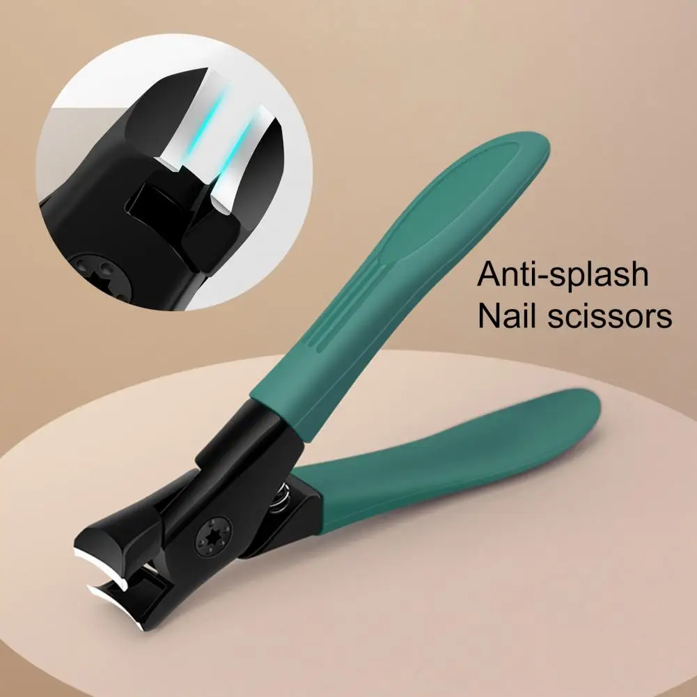 Profissional Toe Nail Clipper, punho longo portátil, grossas unhas cortador, ergonômico leve, manicure doméstico