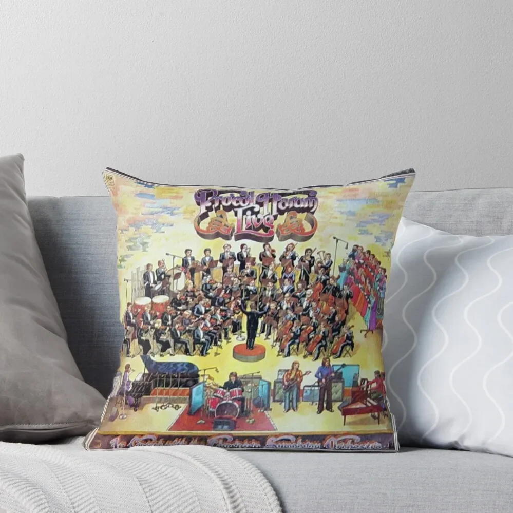 

Procol Harum, Live, Orchestra, Classical Rock Throw Pillow Couch Pillows Christmas Pillowcase pillow