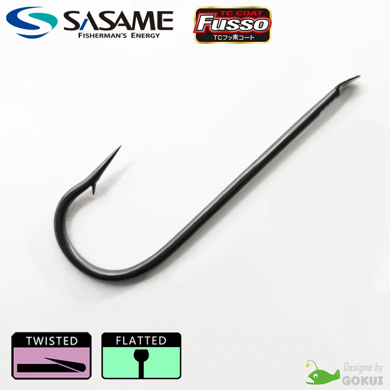 SASAME 100pcs Victol Kisu Fishing Hook Long Shank Micro Fish Hook of Sardine High Carbon Steel Saltwater Light Fishing Tackle