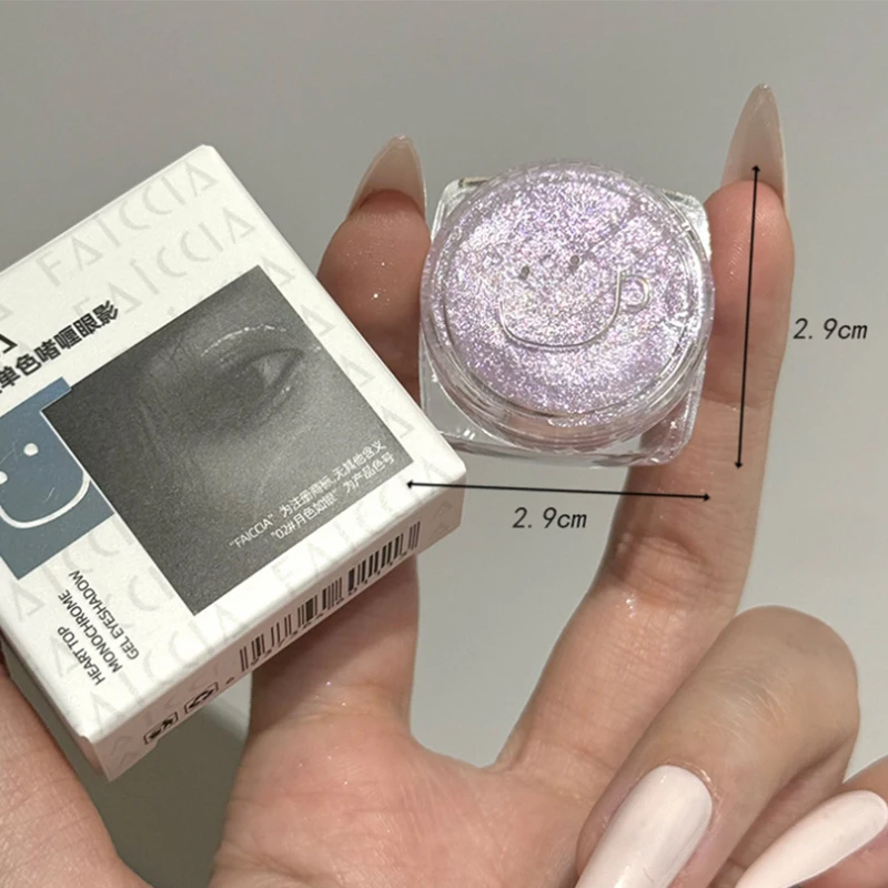 グリッターアイシャドウゴールドピンクアイシャドウハイライターカイコ長期的な防水シマーマルチカラー液体アイシャドウ 6 色