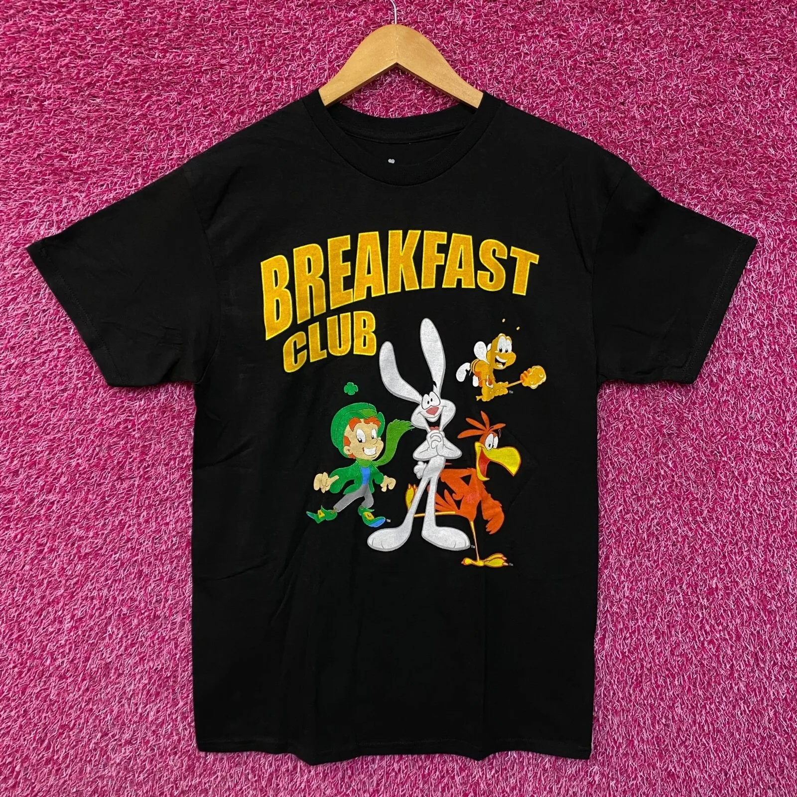 Club de desayuno Lucky Charms, camiseta Trix Cereal talla mediana