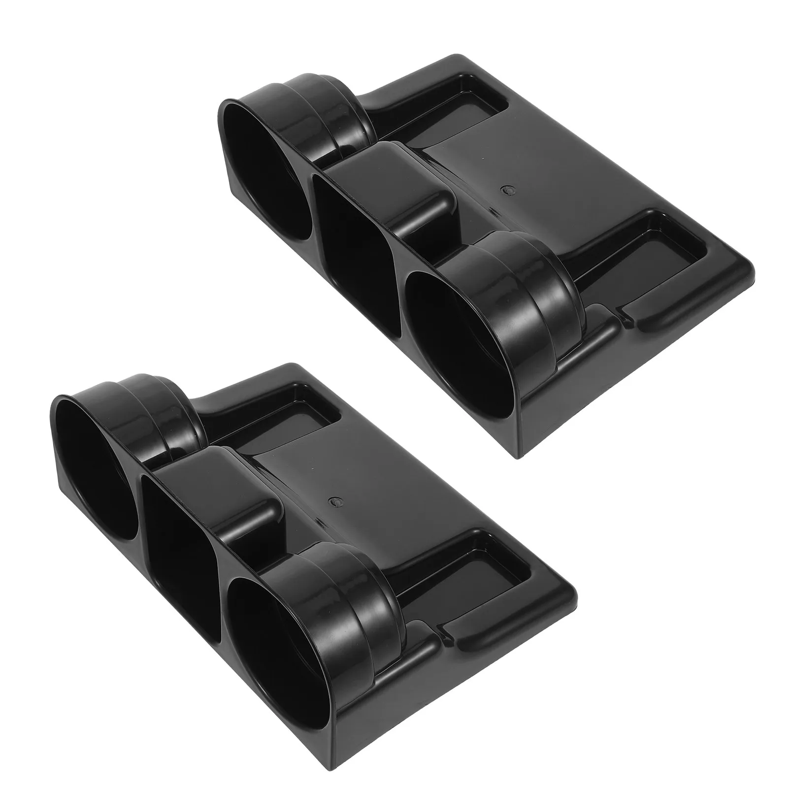 2Pcs Car Seat Filler Multi-Functional ABS Storage Organizer Vehicle Drink Water Bottle Holder Front Seats Console Cup Holder