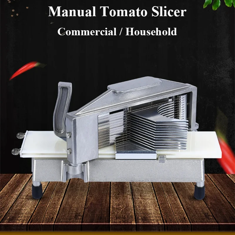 Commercial Tomato Slicer Stainless Steel Fruit Lemon Slicer Multi-functional Vegetable Cutter Machine