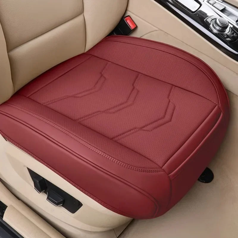 

Luxury Car Seat Cover PU Leather Seat Cushion Covers Universal Auto Interior Seats Protection Pad Mat Four Seasons