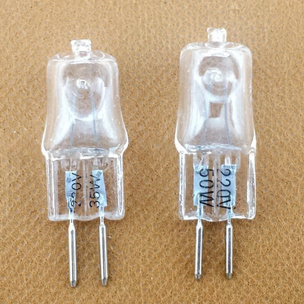 5PCS 220V G5.3 35W/50W Base Halogen JC Type Bulbs Capsule Lamps Bulbs Light Warm White LED Lamp Bi-Pin
