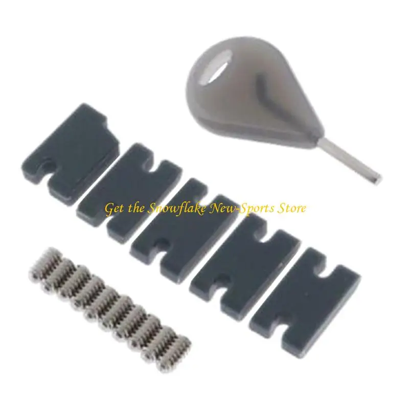 E56D II Compatibilitys Infills Set Duals Tab Infills Set Surfings Accessorys for Surfbaord Tab Fin Box Insert Gift