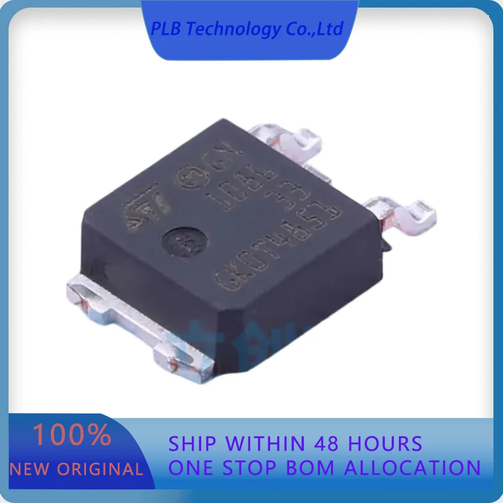 

LD1086DT33TR LD1086 1.5A Fixed 3.3V Positive TO-252-2(DPAK) Voltage Regulators Original Stock