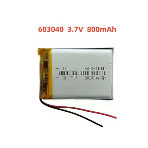 603040 Battery Li Po 800mAh 3.7V Polymer Li-ion Batteries for Ps4 Game Controller Radio MP3/mp4 Gps Led Light Rechargeable Cell