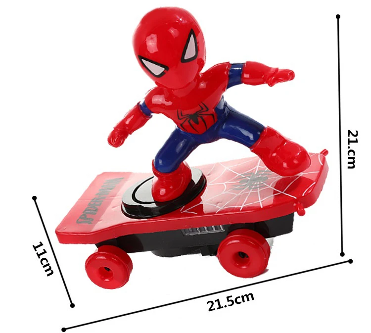 Disney Frozen 2 Electric Tricycle Snow Treasure Spider-Man Captain America Stunt Light Music Balance Car Children\'s Gift Toys