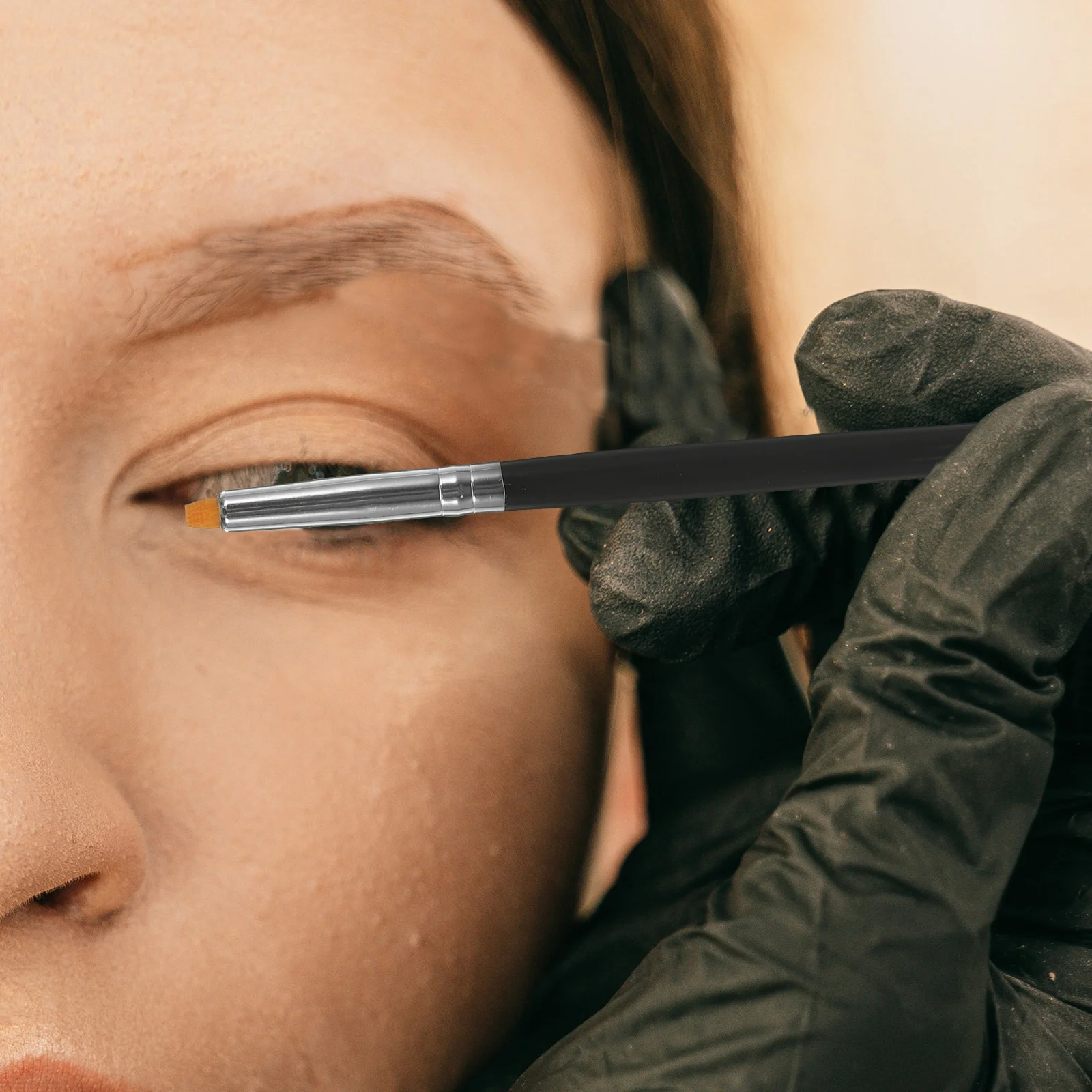 5-teiliges Wimpernformpinsel-Make-up-Lift-Werkzeug, Laminieren, Heben von Faserwolle zum Bürsten von Kleber, Fräulein
