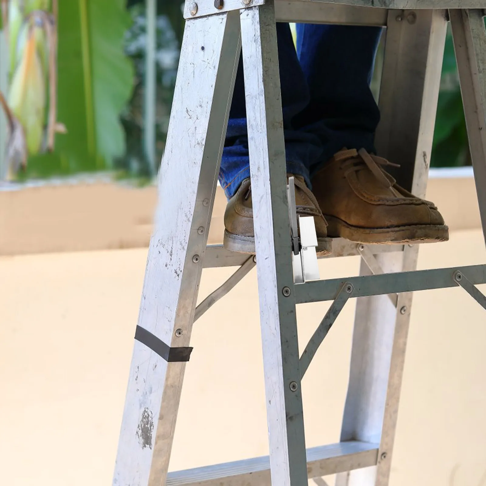 

2pcs Rung Locks Replacement Kit Stainless Steel Metal Rung Lock For Extension Ladder Stabilizer Folding Ladder Support Building