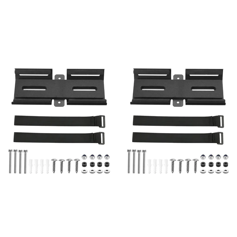 【USB-C Cable】2X Portable Speaker Mount For Jet Ski/Snowmobile/Boat/Sea-Doo, Speaker Bracket Metal Mount Holder For  Charge 4