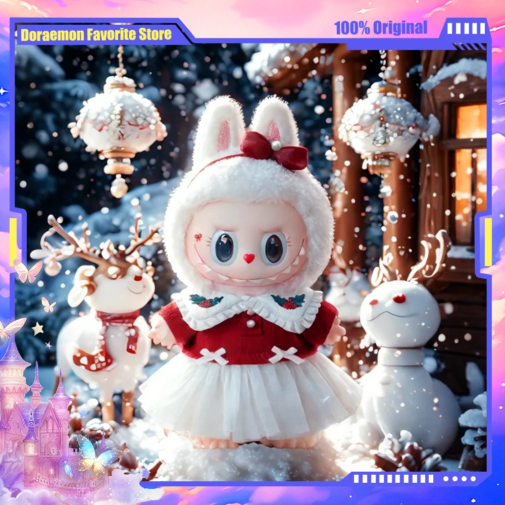 New Genuine Limited Edition Mokoko Christmas Mokoko Twinkly Fairy Tale Vinyl Series Pendent Doll Keychain Kawaii Christmas Gifts