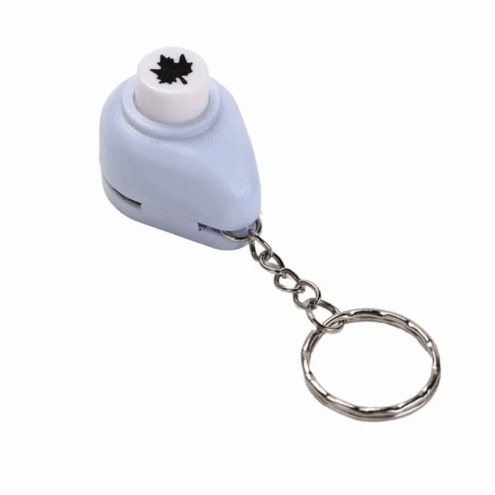 Mini Mini Stamp Punch Multi-functional with Keychain Stamp Cutter Labor Saving DIY Paper Crafting Tool Scrapbooking
