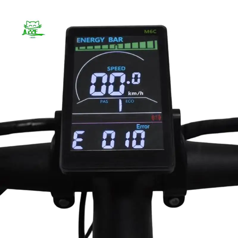 

A22E-M6C Electric Bike LCD Display Meter 24V-60V E Scooter LCD Panel Color Screen Parts With USB For Mountain Electric Bike (5PI