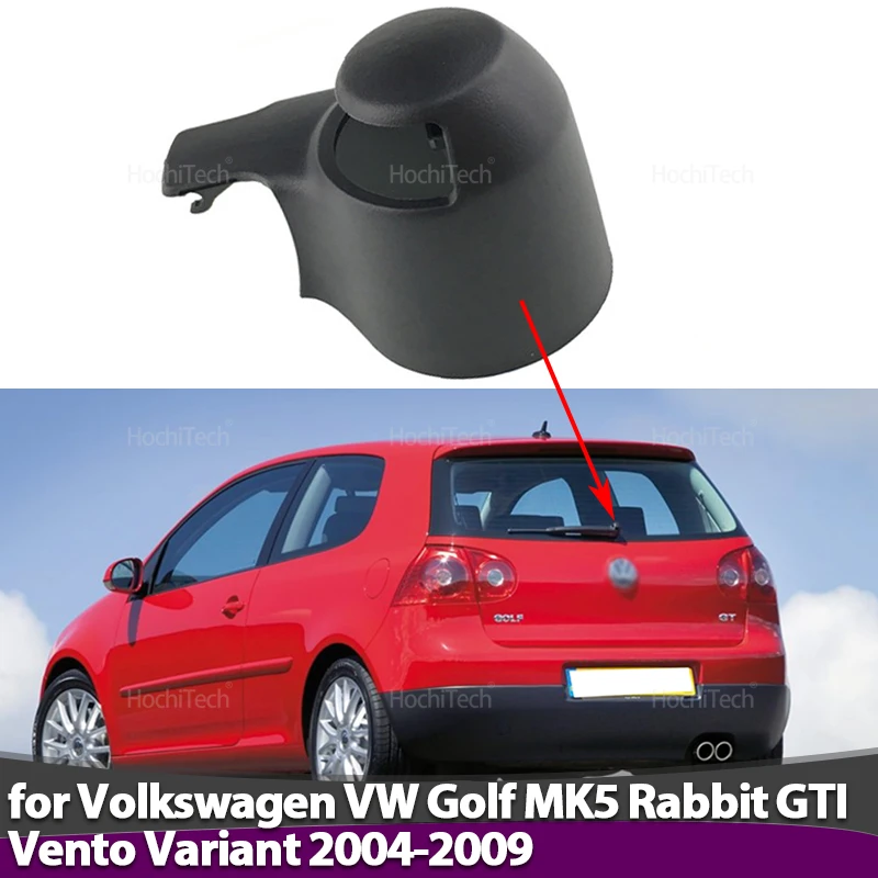 For Volkswagen VW Golf MK5 Rabbit GTI Vento Variant 2004-09 6Q6955435B Windshield Windscreen Rear Wiper Arm Washer Cover Cap Nut