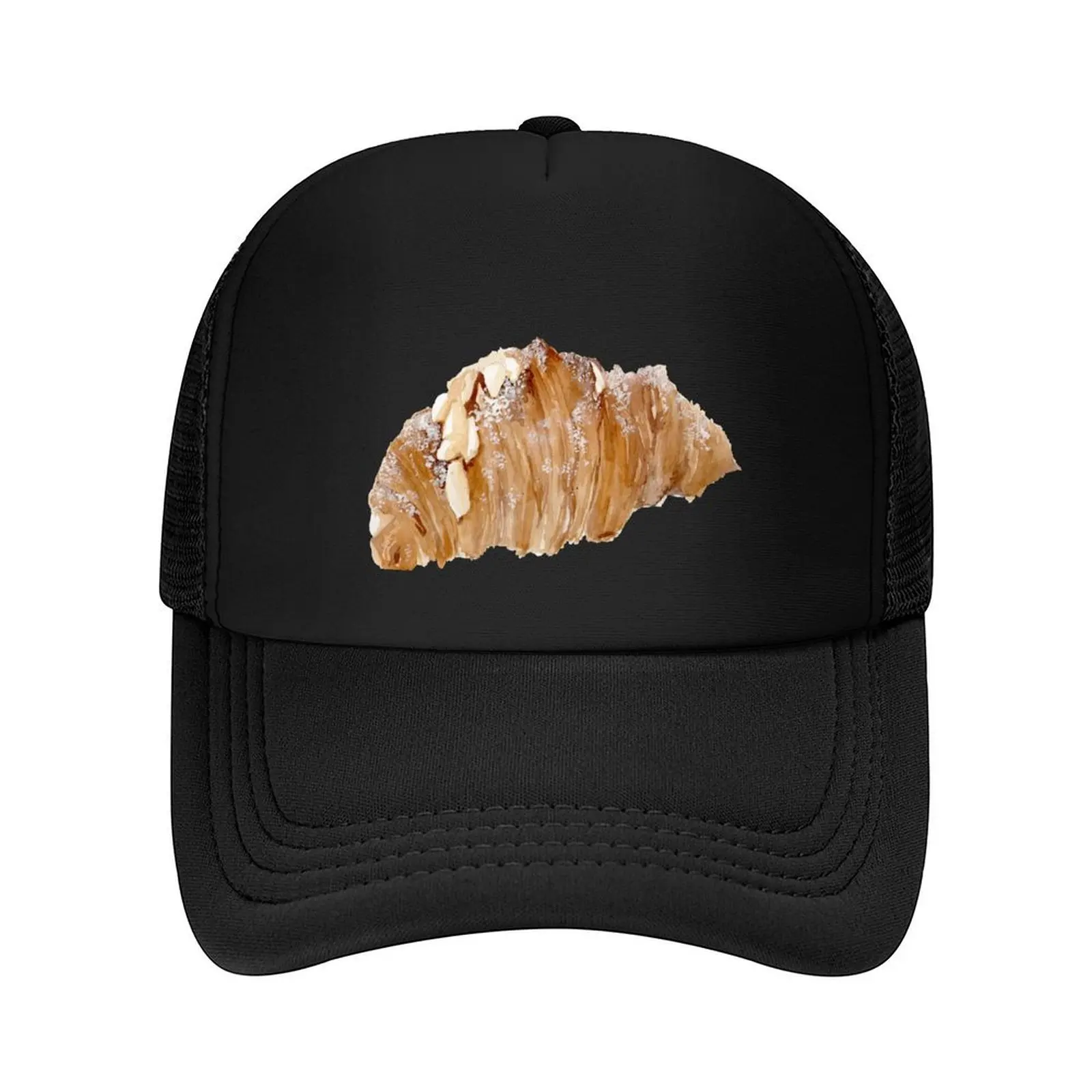 

Almond croissant Baseball Cap Trucker Hat Unique hats Luxury Man Hat Rugby Caps For Women Men's