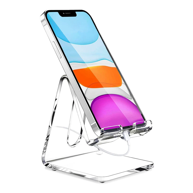 Acrylic Transparent Stand Shelf Window Counter Display Showcase For PS Game Console Clear Phone Holder Tablet Bracket Tray Stand