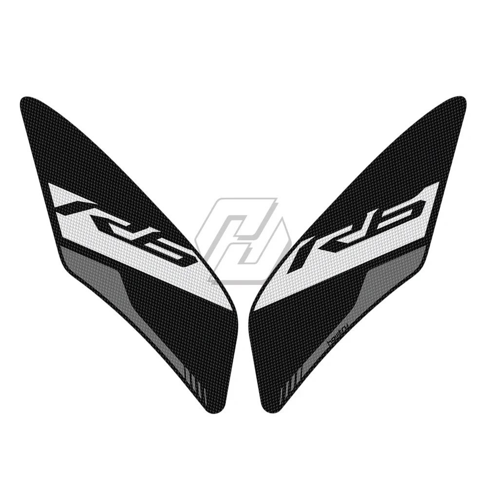 For Yamaha YZF R6 2017-2022 Tank Pad Protector Sticker Decal Gas Knee Grip Side Tank Traction Pad