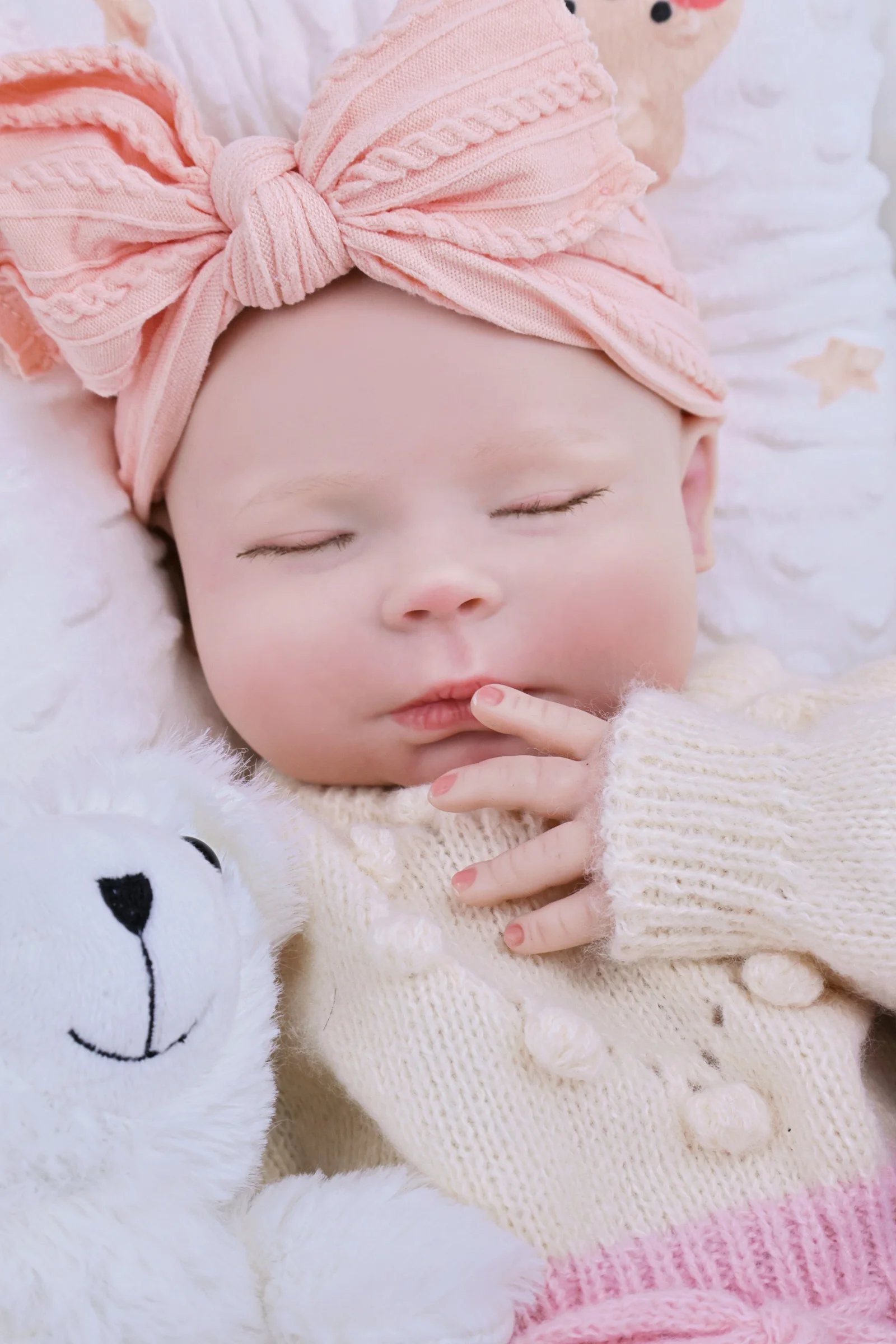18 Inch Lifelike Full Body Silicone Bebe Reborn Realistic Handmade Newborn Doll Boneca Solid Silicone Root Hair Sleeping Dolls