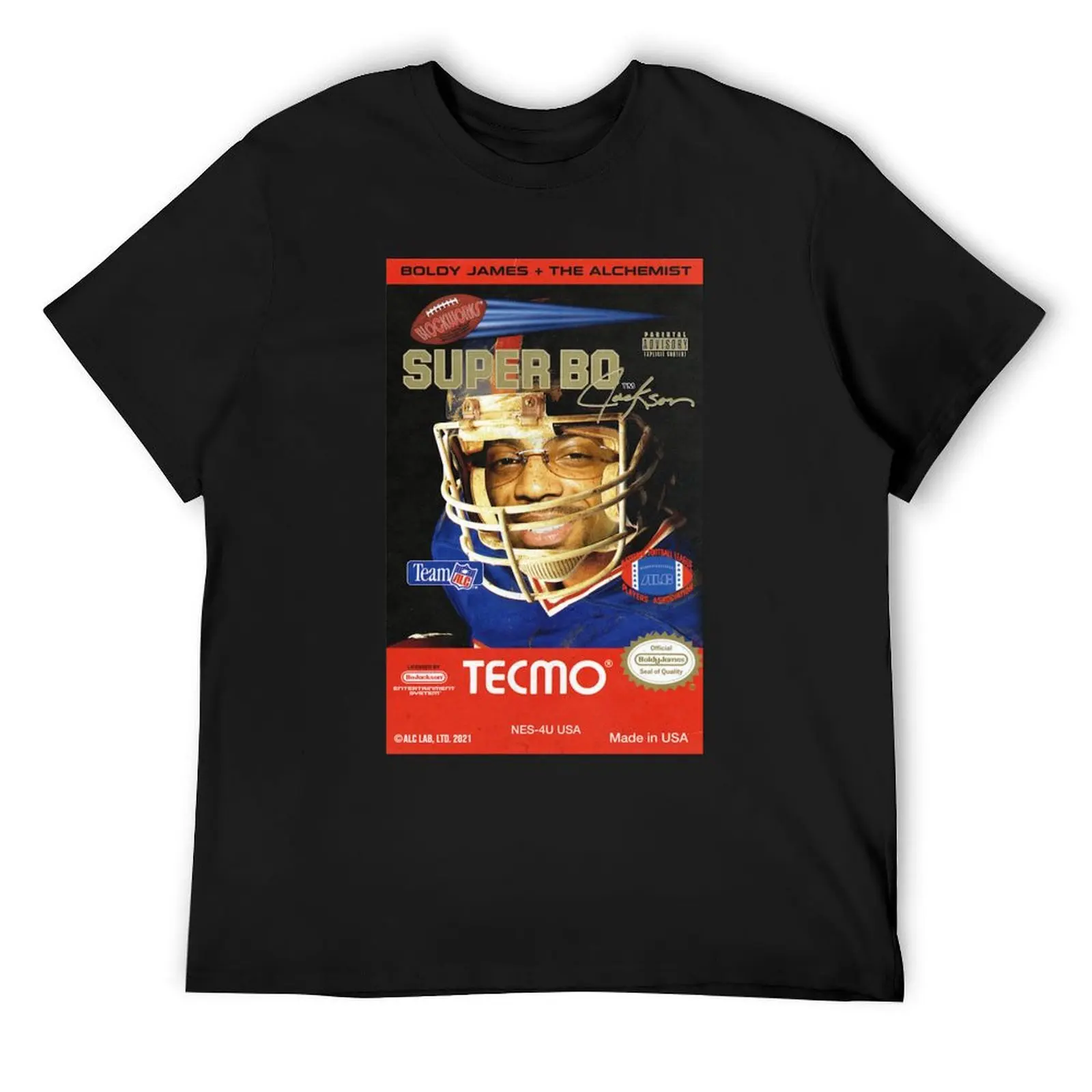 

let's Practice BoldysAlchemist Super Tecmo T-Shirt hippie clothes for a boy men graphic t shirts