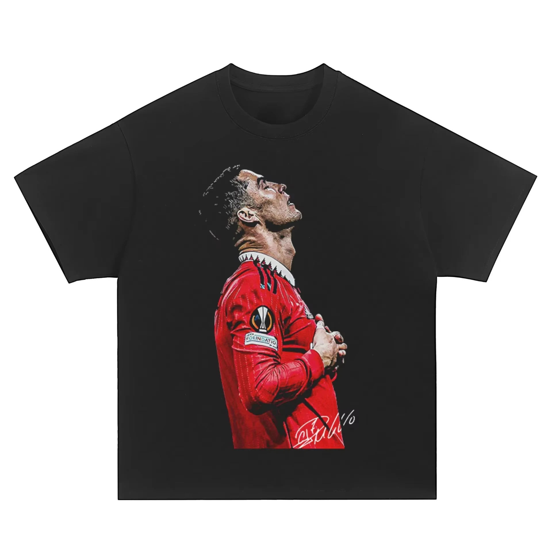 

Portuguese Football Superstar Cristiano Ronaldo Cultural T-shirt, High-quality T-shirt Suitable for Men's and Women's Matching