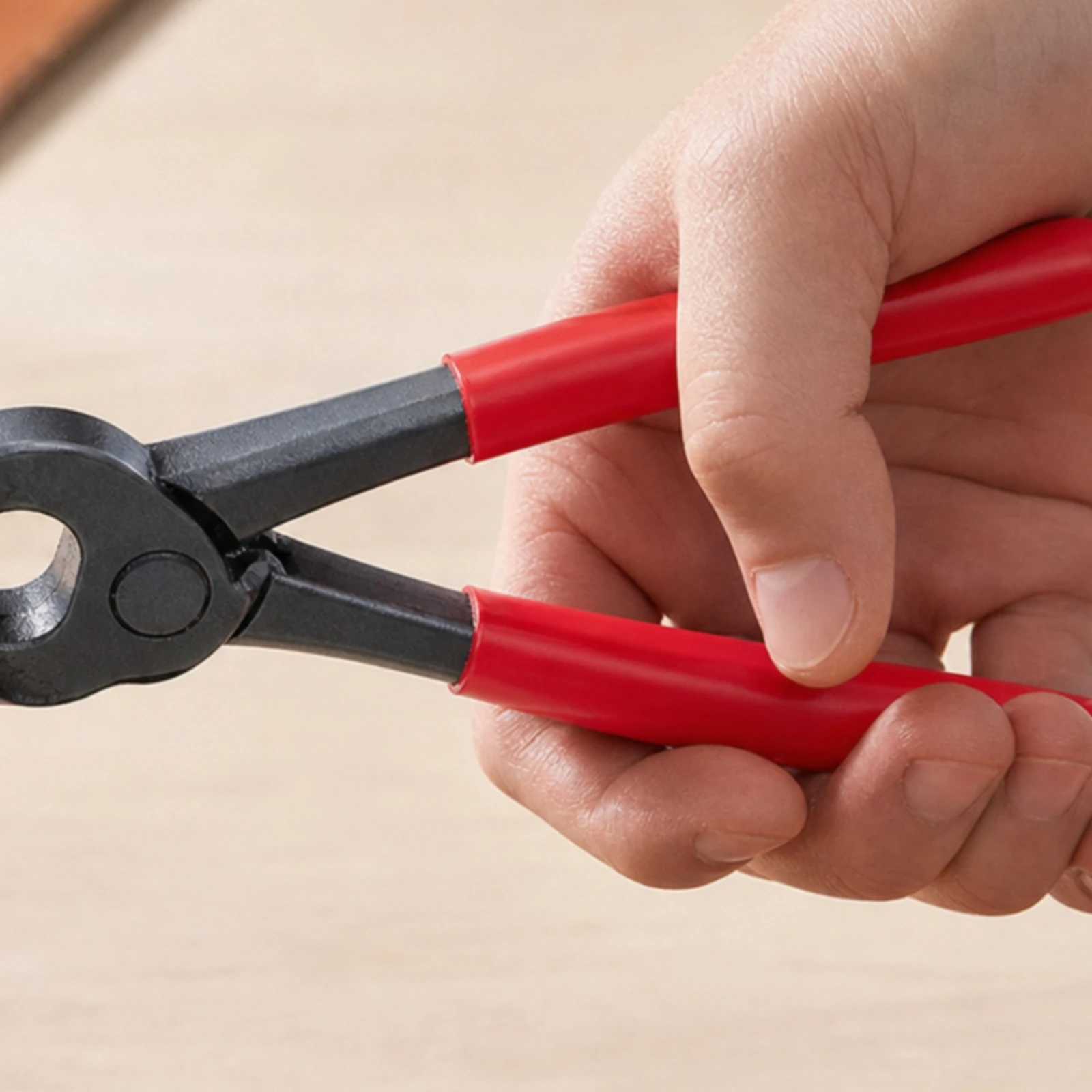 Leather Edge Folding Plier Handheld Leather Creasing Plier Flattening Pliers Heavy Duty Leatherworking Tool Comfortable