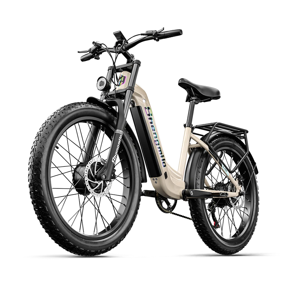 

Shengmilo S700 Electric Bike for Adults 2000W Dual Motor, 48V17.5AH Battery,26Inch Fat tire ebike Commuter Electric Bicycle