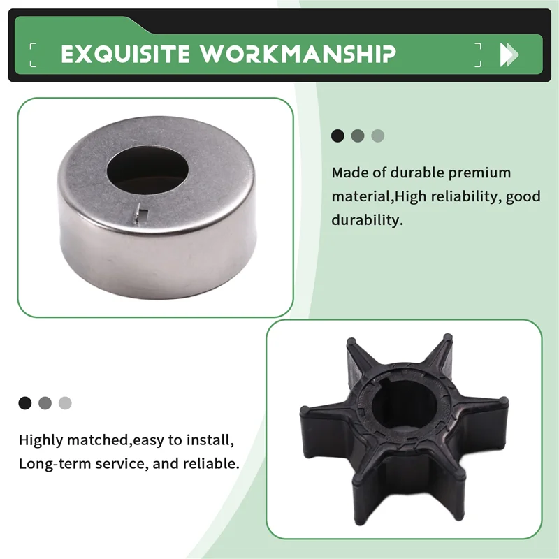 ABQB-Water Pump Impeller Water Pump Impeller Repair Kit Water Pump Impeller For