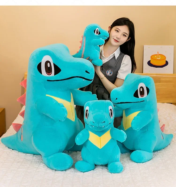Hot 30-60 Cm Pokemon Totodile Knuffels Poppen Kussen Kawaii Anime Plushie Zacht Speelgoed Knuffels Pop Verjaardagscadeau voor Kinderen