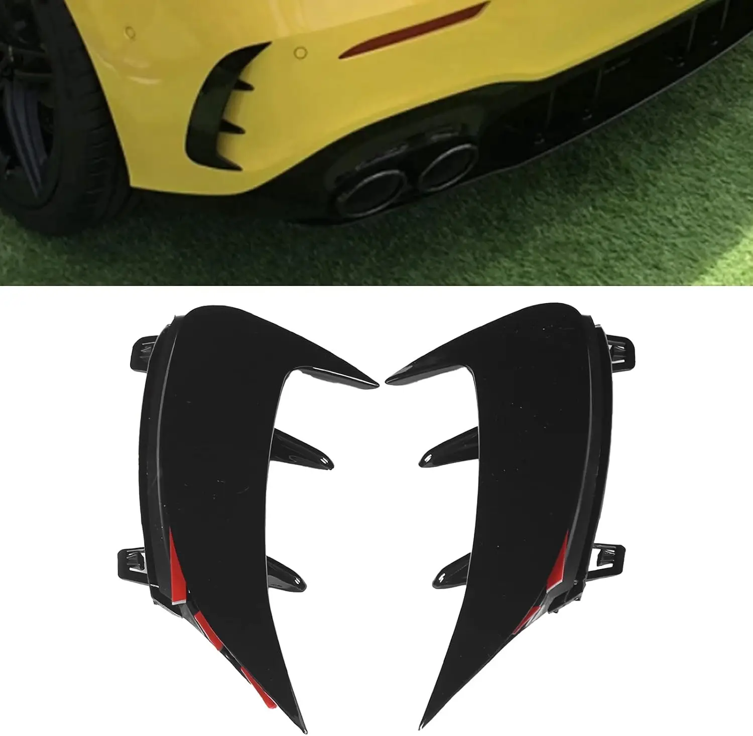 

A180 A200 Rear Bumper Trim Exquisite Workmanship Durable And Sturdy High Hardness And Wear black