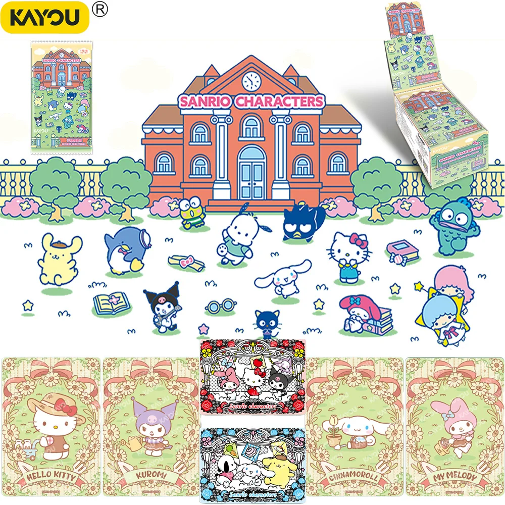 KAYOU Sanrio Family Collectible Cards Flower Fragrance Story Dream Collection Pack Half-Ripe Time Vol.3 Cute Anime Character