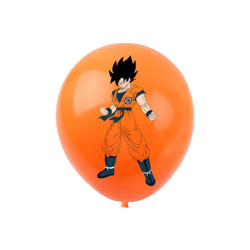 12/24 Stück Dragon Ball Goku Luftballons Geburtstagsparty Dekoration Latexballon Affenkönig Goku Partyzubehör Luftballons – Detail 7