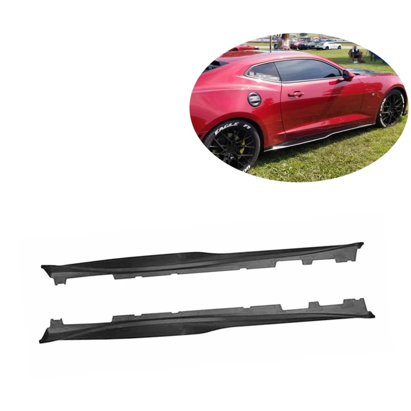 ZL1 Style Carbon FIber Side Skirts Rocker Panels Body kit For Chevrolet camaro 6 SS ZL1 2017-19