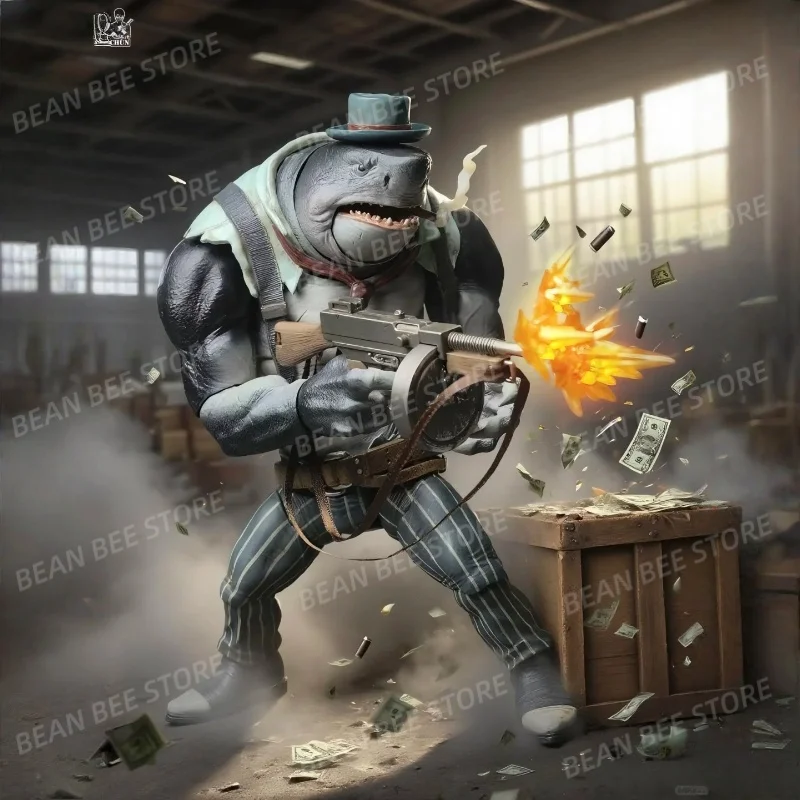 

Genuine FURY TOYS The City Of Shark Gang Theft Auto 1/12 Scale Action Figure Pudlic Enemy Arthur Crazy Boy Billy Gypsy Ornament