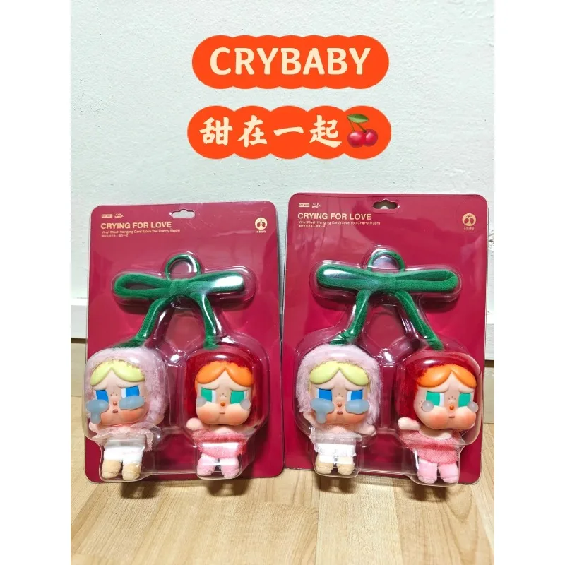 

Original POPMART CRYBABY God's Tears Series hanging figurine Cherry Pendant Limited Edition Collectible Trendy Toy Surprise gift