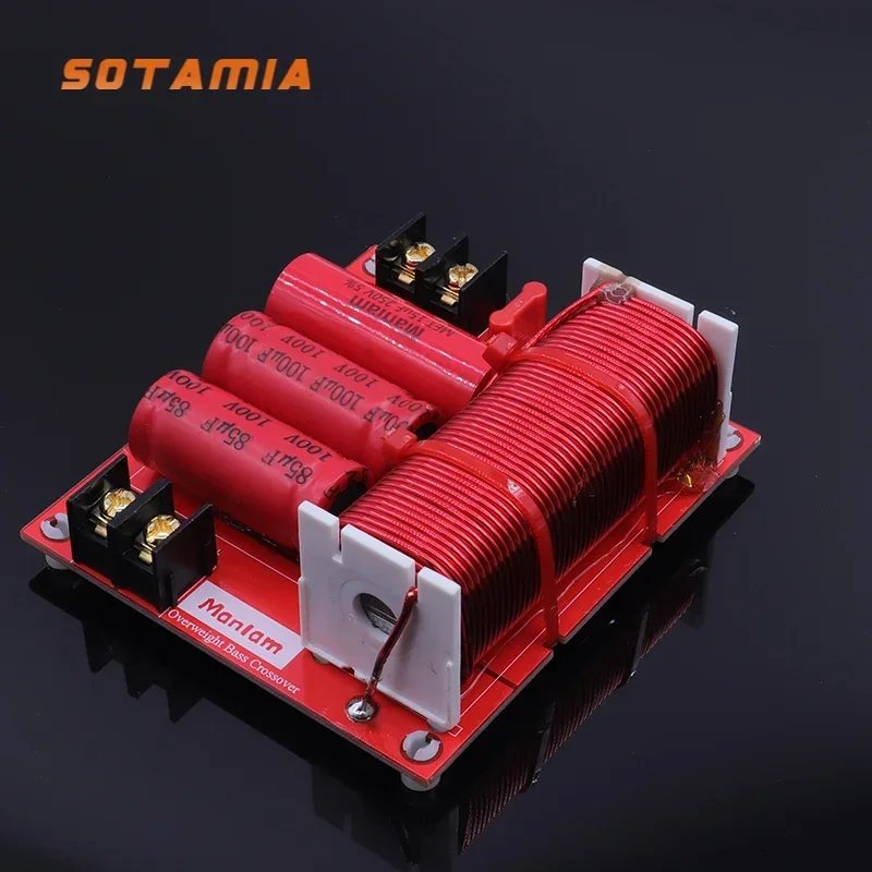 

SOTAMIA 800W Passive Subwoofer Speaker Frequency Divider Filter Dedicated Home Subwoofer Crossover Audio Speaker 300Hz 400Hz